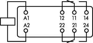 Wago 788-172 2 Kontak 8 A 24 Vac Röle - 2