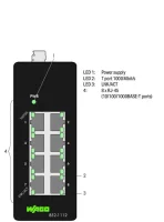 Wago 852-1112 8 Port 1000Base-T Endüstriyel Eco Switch - 3