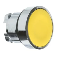 Schneider Electric ZB4BA5 XB4-BA Yaylı Butonlar için Düğme Başlığı Sarı - 1