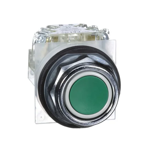 Schneider Electric 9001KR1GH13 Yeşil Buton Ø 30 Sıva Altı Yaylı Dönüş 1Ak - 1