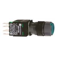 Schneider Electric XB6AF3B1B Yeşil Sıva Altı Eksiksiz Buton Ø16 Mandallama 1NA 12...24V - 1