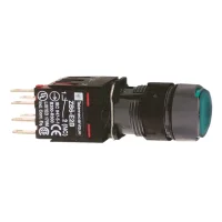 Schneider Electric XB6AW3B1B Yeşil Sıva Altı Eksiksiz Işıklı Buton Ø16 Yaylı Dönüş 1Na 12...24V - 1