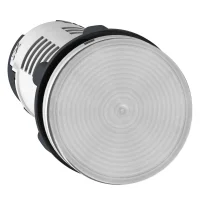 Schneider Electric XB7EV07BP Yuvarlak Pilot Işığı Ø22 Renksiz Entegre LED 24 V Vida kelepç terminali - 1