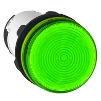Schneider Electric XB7EV63P Yuvarlak Pilot Işığı Ø 22 Yeşil Ba 9S Taban <= 250 V Vida Kelepç Terminl - 1